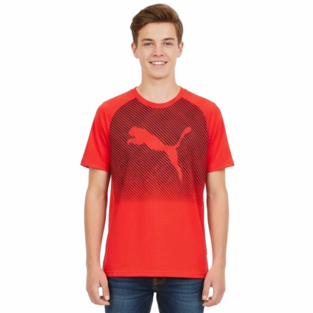 Puma Dri Fit Activewear Athletic Lightweight Short Sleeved Men Small Sport Shirt